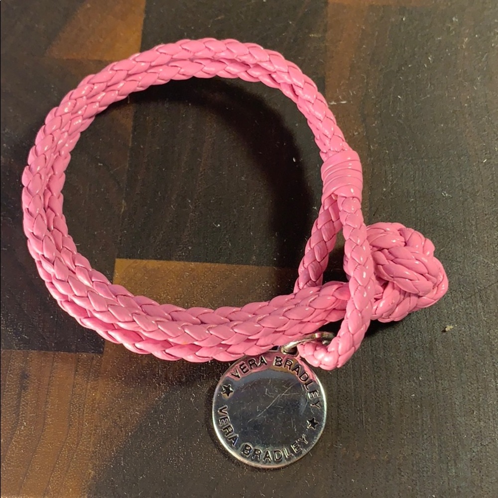 Vera Bradley FRILL woven leather & charm bracelet